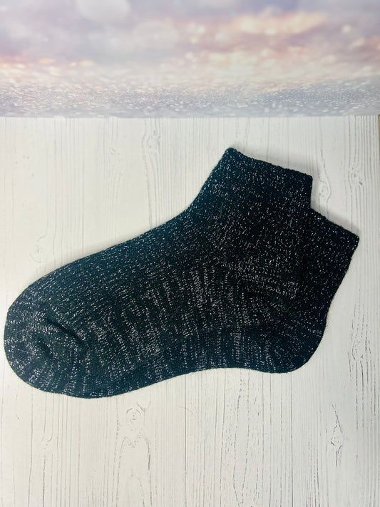 Chaussettes pailletée noir